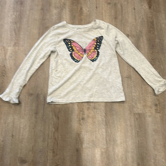 Gymboree Other - Girls long sleeve graphic tee, Size 10/12. Butterfly!